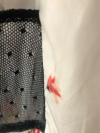 Vestido floral zara  encaje talla S