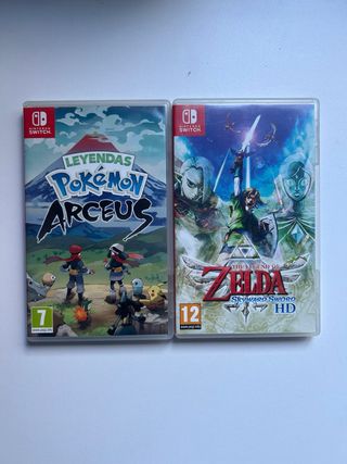 Pack Pokémon Arceus + Zelda Skyward Sword Switch