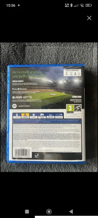 Caja Vacía FC 24 PS4