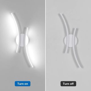 Aplique de pared LED 2 Piezas, 20W, 2250LM
