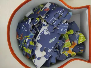 Puzzle Suelo Animales del Mundo Crocodile Creek 60