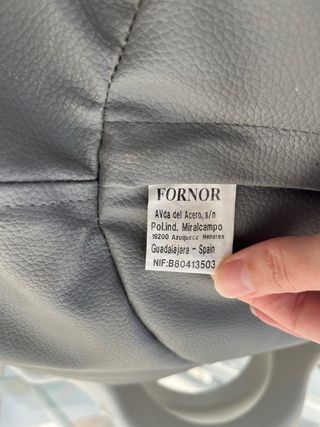 Puf pera gris 100% PVC