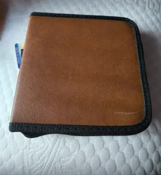 Estuche Organizador CD/DVD Marrón