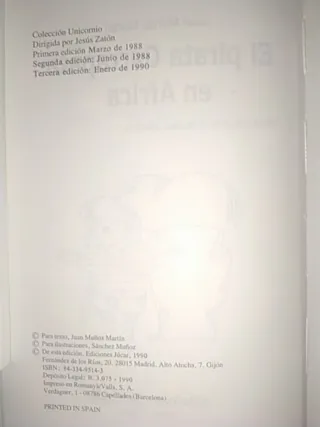 El Pirata Garrapata en Africa