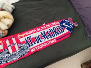 Bufanda Atlético de Madrid Nunca Dejes de Creer