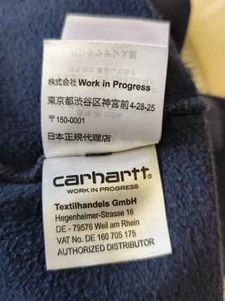 Sudadera Carhartt con capucha azul