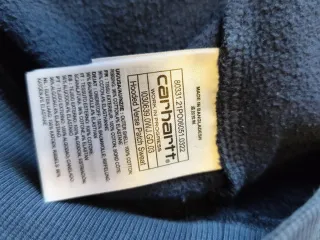 Sudadera Carhartt con capucha azul