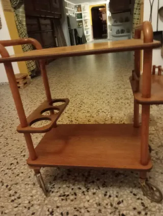 Carrito camarera madera