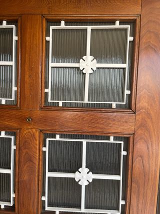 Puerta de madera de castaño 199 cm x 104 cm