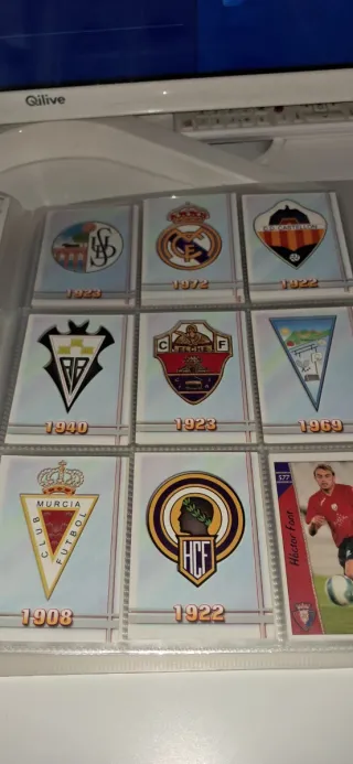 Álbum cromos fútbol 2007