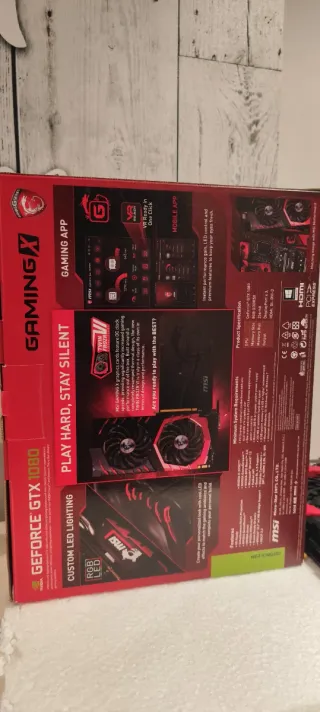 Tarjeta Gráfica MSI GeForce GTX 1080 MSI gpu