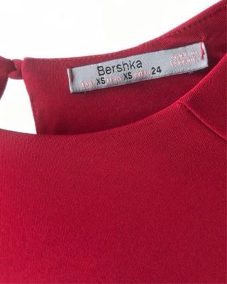 Vestido rojo talla XS bershka