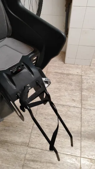 Silla bici cuadro Polisport + soporte