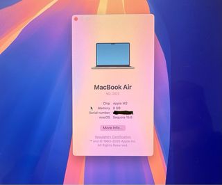 MacBook Air M2 - 84 Ciclos - Acepto Intercambio