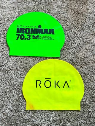 Lote 2 Gorros Natación Ironman 70.3