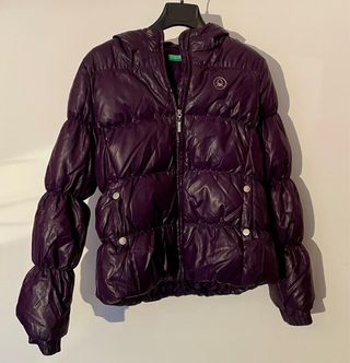 Piumino Benetton viola ragazza
