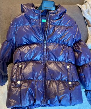 Piumino Benetton viola ragazza