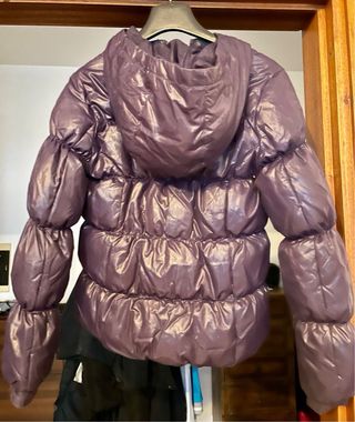 Piumino Benetton viola ragazza