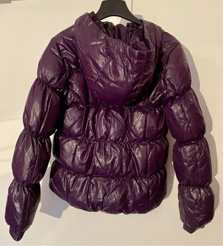 Piumino Benetton viola ragazza