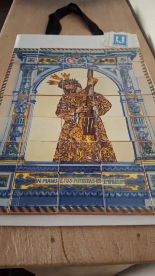 Azulejo mosaico religioso Gran Poder.