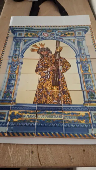 Azulejo mosaico religioso Gran Poder.