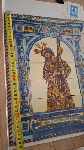 Azulejo mosaico religioso Gran Poder.