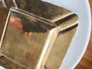 Cenicero bandeja latón