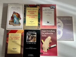 7 títulos de literatura dramática, obras de teatro
