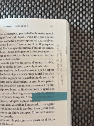 Tirant lo Blanc. Episodis amorosos. Text adaptat