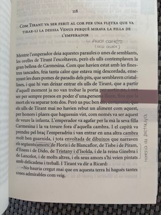 Tirant lo Blanc. Episodis amorosos. Text adaptat