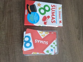 Juego de Cartas Educativas Sumas