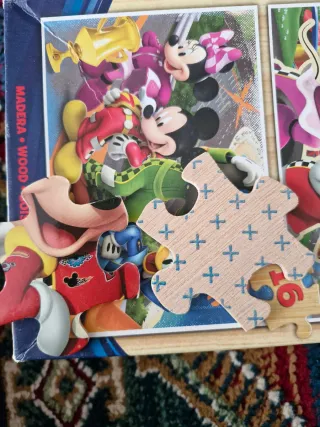 Lote 2 Puzles Infantiles Casa Hongo