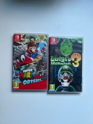 Pack Super Mario Odyssey + Luigi's Mansion 3