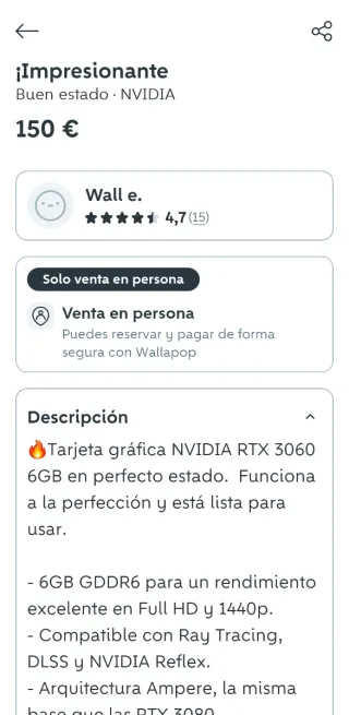 NVIDIA RTX 3060 6GB GDDR6