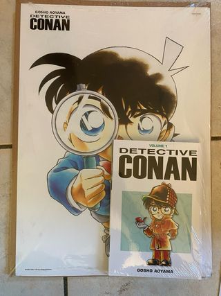 Detective conan 1 gazzetta con poster