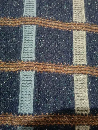 Cardigan uomo Sottosopra/marrone blu . taglia L