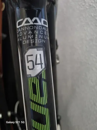 Bicicleta de carretera Cannondale