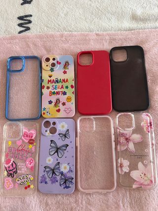 Fundas para iPhone 14 lila normal