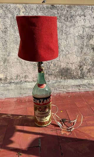 Lámpara Vintage Cinzano Artesanal