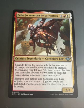 Carta Magic Ertha Jo, mentora de la frontera