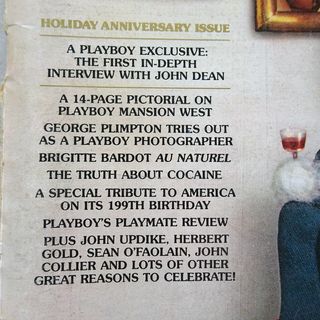 Brigitte Bardot revista Playboy 1975 EE.UU.
