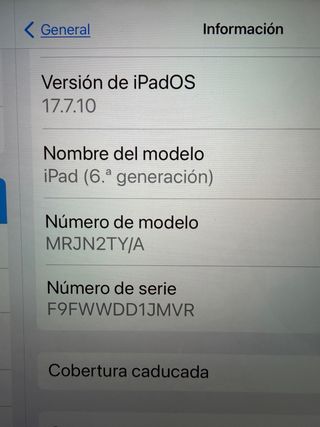 iPad 6ª Gen Dorado impecable con funda nueva