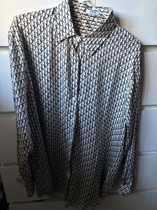 Camisa Dior Beige y Negra