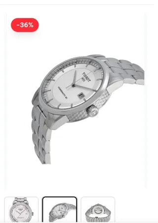 Reloj Tissot Luxury Powermatic 80 brazalete.