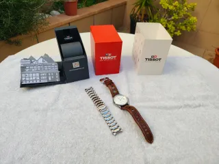 Reloj Tissot Luxury Powermatic 80 brazalete.