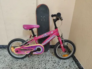 Bicicleta infantil rosa