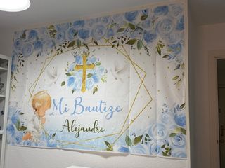 Cartel Bautizo Niño Alejandro