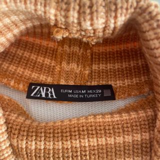Jersey Zara cuello alto rayas vintage