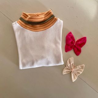 Jersey Zara cuello alto rayas vintage