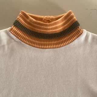 Jersey Zara cuello alto rayas vintage